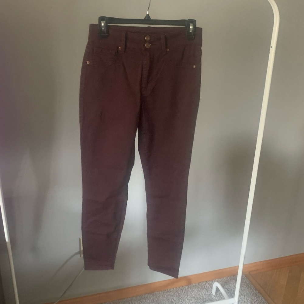 Maurice’s maroon jeans